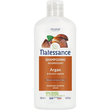 Șampon Antiîmbătrânire Natessance cu Ulei de Argan, Nutriție Intensivă, 250ml