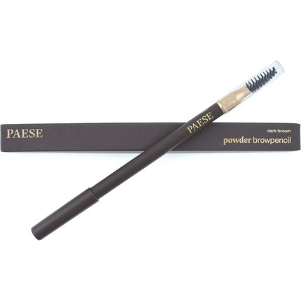 Fard și creion sprâncene, Paese Cosmetics, Dark Brown