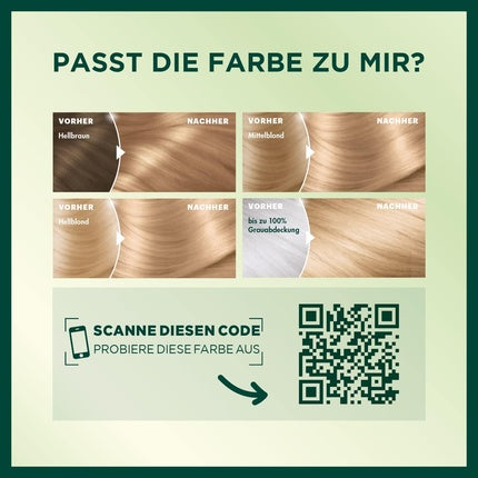 Vopsea de păr permanentă Garnier Nutrisse Amber Blonde 9.34, cu uleiuri hrănitoare, ambalaj 3 buc