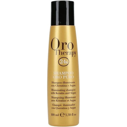 Șampon iluminator delicat Fanola Orotherapy cu aur microactiv, keratină și ulei de argan, 100ml