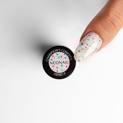 Lac de unghii gel UV, Néonail, Champion's Confetti, multicolor, 7.2ml