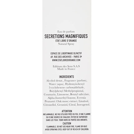 Parfum, Etat Libre D'Orange, Secretion Magnifiques, 50ml