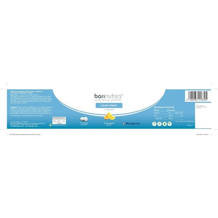 Supliment alimentar Metagenics Barinutrics Football, 90 comprimate, Gust citrice