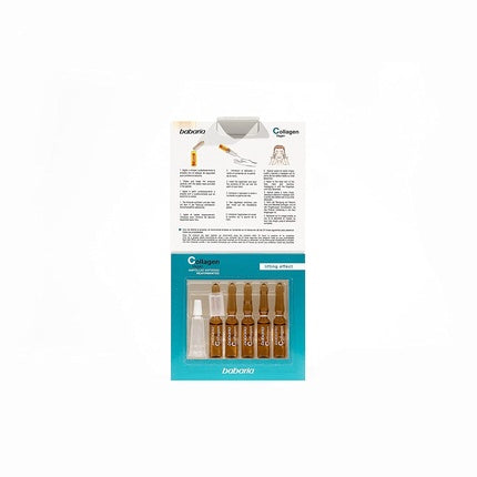 Set fiole anti-îmbătrânire, Babaria, Colagen Vegan 5x2ml
