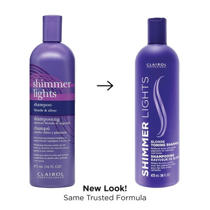 Șampon Clairol Shimmer Lights, Blond și Argintiu, 16oz