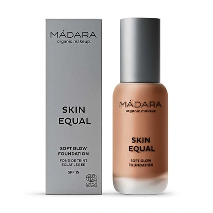 Fond de ten organic Mádara Skin Equal Soft Glow SPF 15 Fudge 30ml