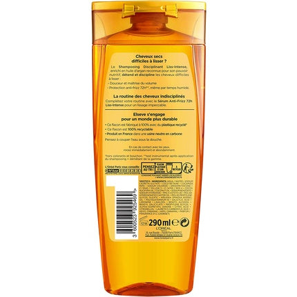 Șampon disciplinant L'Oréal Paris Elseve Liss-Intense, ulei de argan, 290ml