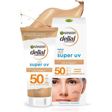 Cremă de protecție solară, Garnier, Delial BB Sun Cream SPF 50, 50ml