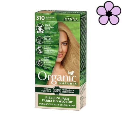 Vopsea Păr Permanentă Joanna Naturia, Blond Sunny, 140g
