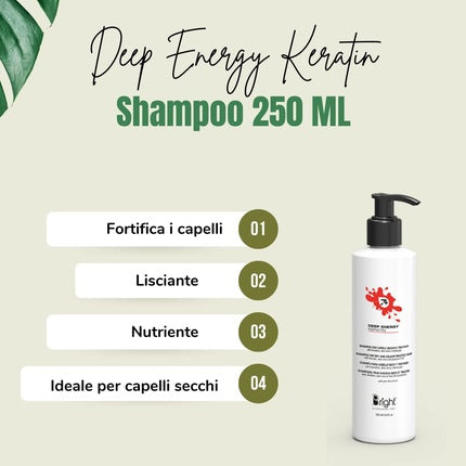 Șampon Bright, Deep Energy, păr tratat, 250ml