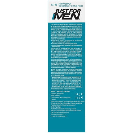Șampon și Balsam Just For Men, M45 Căprui Închis, 28g