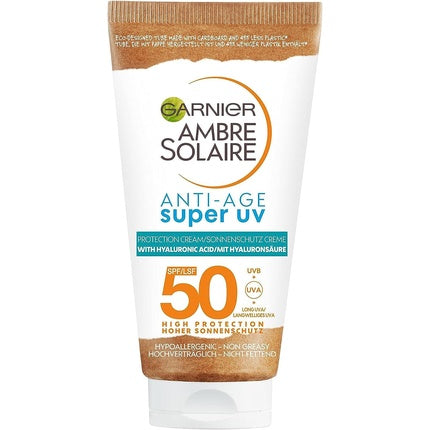 Cremă protecție solară Garnier Ambre Solaire anti-îmbătrânire SPF50, 50ml