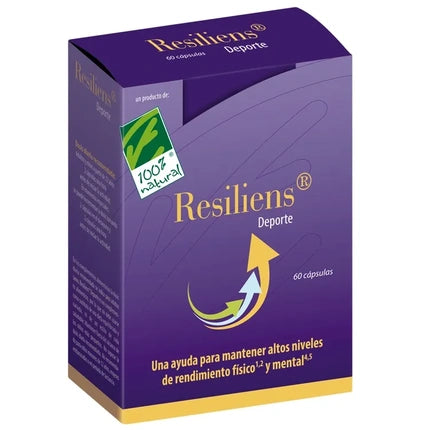 Resiliens Deporte, 100% Natură, Capsule, Culoare Violetă și Auriu