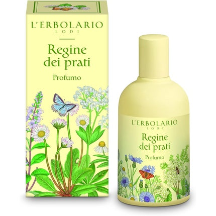 Parfum L'Erbolario Regine dei Prati, 50ml, flacon rotund galben