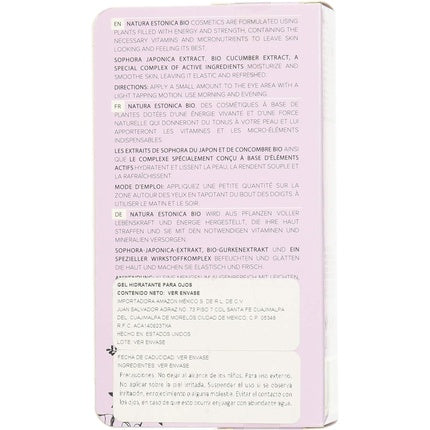 Gel contur ochi, Natura Estonica Bio, hidratare, mov