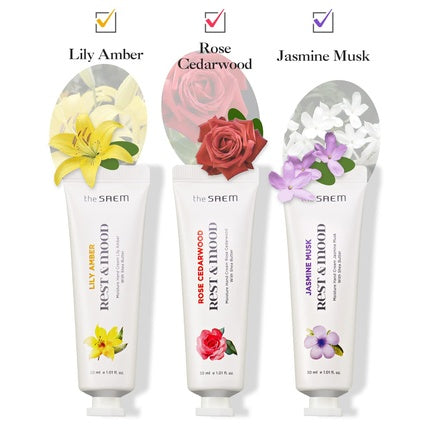 Cremă de Mâini, Thesaem, set trio, flori, unt de shea