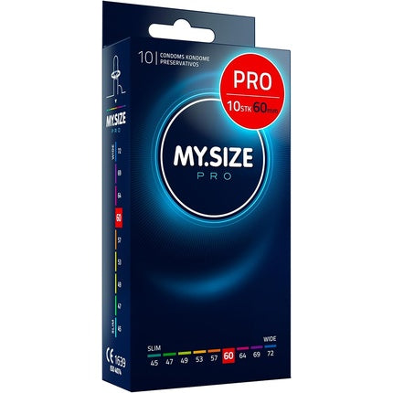 Prezervative My.Size PRO, mărimea 60 mm, 10 bucăți