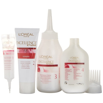 Vopsea de păr, L'Oréal Paris, Excellence Crema N.3, șaten închis