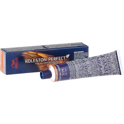 Cremă permanentă colorantă, Wella, Koleston Perfect ME+, blond mediu mahon