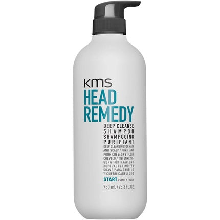 Șampon KMS Head Remedy Deep Cleanse, 750ml, cu dop pompă