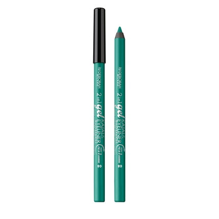 Creion de ochi 2-in-1, Deborah, verde deschis, 1.21g