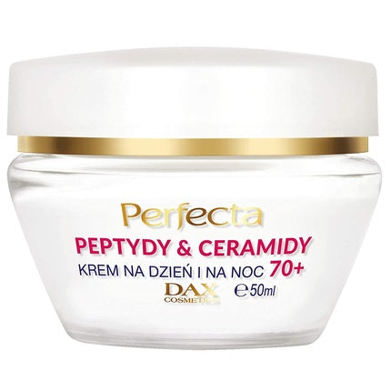 Cremă de zi Perfecta Peptide I Ceramidy Day and Night Cream 70+, alb, capacitate 50ml