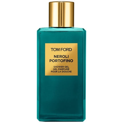 Gel de Duș Tom Ford Neroli Portofino, Verde Turcoaz, Sticlă cu Capac Aurit, 250ml