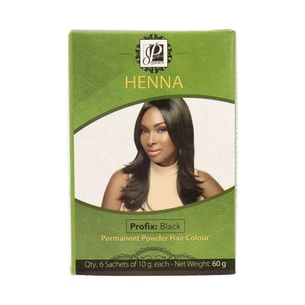 Vopsea de Păr Henna, Profix Organics, Negru, 60g