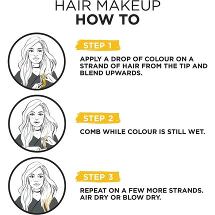 Vopsea de păr, L'Oréal, Colorista Hair Makeup, galben