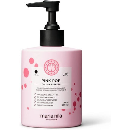 Masca pentru par, Maria Nila, Colour Refresh, Pink Pop, 300ml