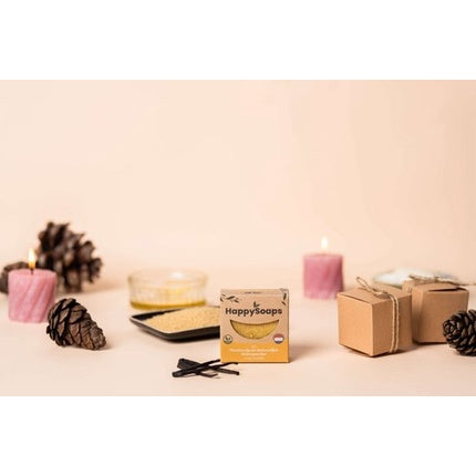Șampon Solid, Happysoaps, Cozy Vanilla, galben