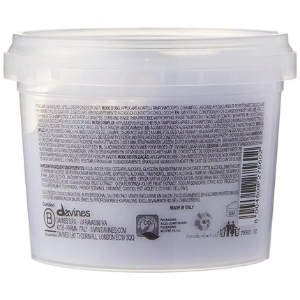 Condiționator Davines LOVE Smoothing pentru păr creț sau aspru, 75 ml