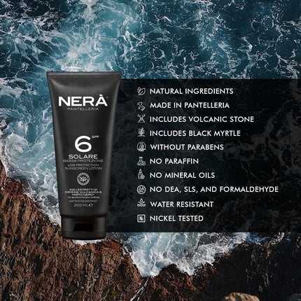 Lotion Solară Nera Pantelleria SPF 6, 200 g