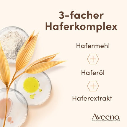Loțiune de Corp, Aveeno Dermexa, 200 ml, alb