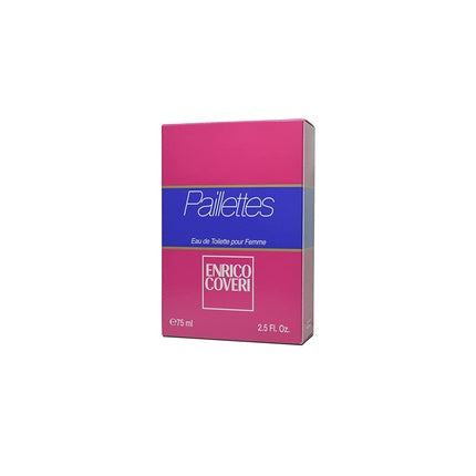 Parfum Enrico Coveri, Paillettes, 75ml, sticluță roz