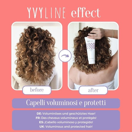 Balsam păr creț Yvyline, 250ml, alb