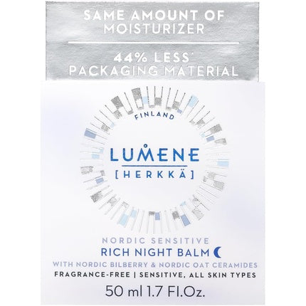 Crema de Noapte pentru Piele Sensibilă, Lumene Nordic Sensitive, 127 g