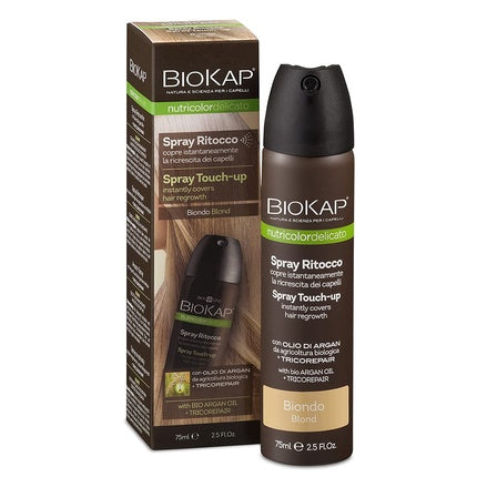 Spray pentru retușare păr, Bios Line BioKap, 75ml, blond