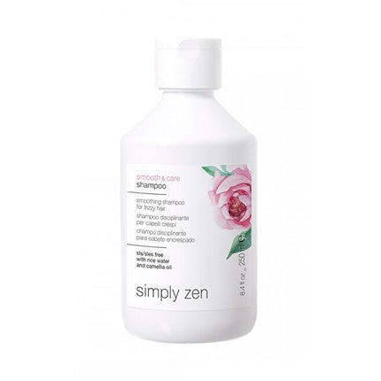 Șampon Simply Zen Smooth & Care, alb cu flori roz, 517 g