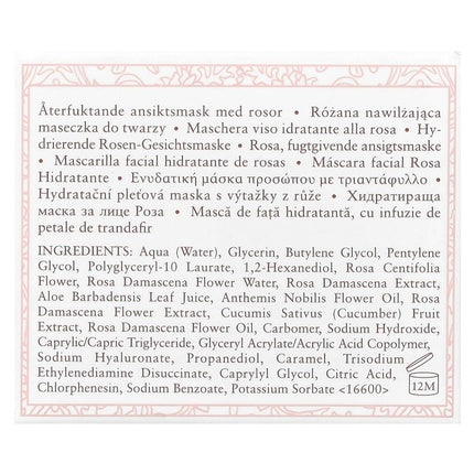 Masca față, Fresh, Rose, 30ml
