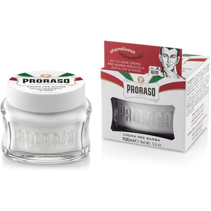 Crema Pre-Barbierit, Proraso, White, Anti-Iritatie, 100ml