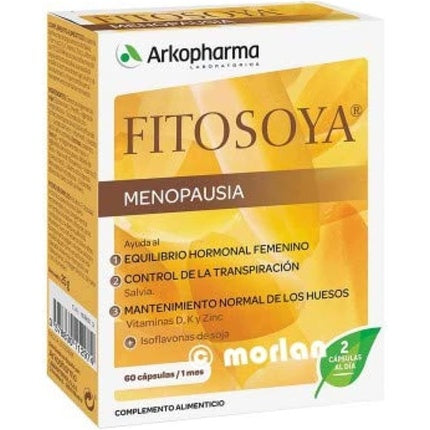 Arkopharma Fito Soya Menopausia, 60 Capsule, Complement Alimentar