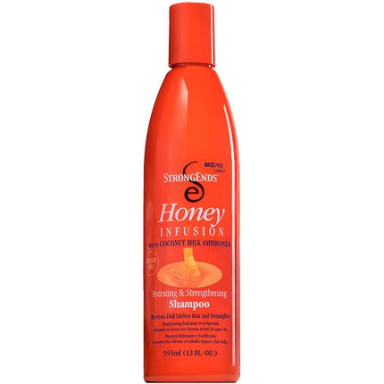 Șampon Hidratant și Întăritor Biocare Strong Ends Honey Infusion, 12oz (355ml)