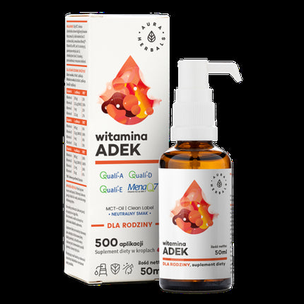 Vitamine picături, Vitamins, 50ml, ulei MCT