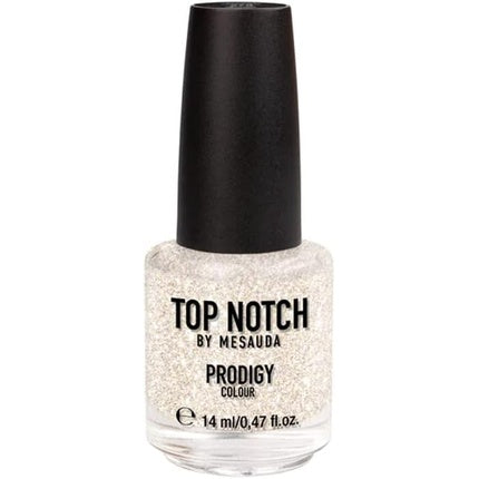 Lac de unghii Mesauda Top Notch Prodigy 206 Xmas Bling, argintiu cu sclipici, 14ml