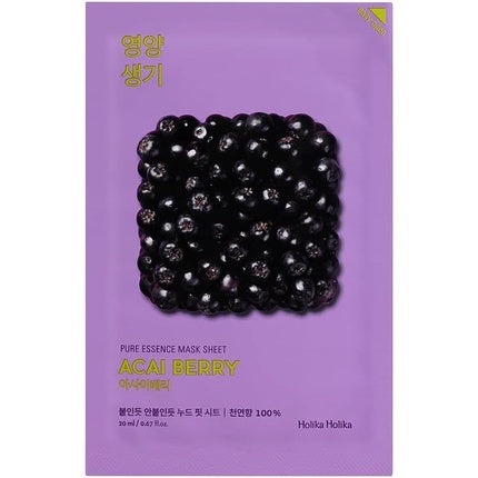 Masca faciala tip servetel, Holika Holika, Pure Essence, acai, 23ml