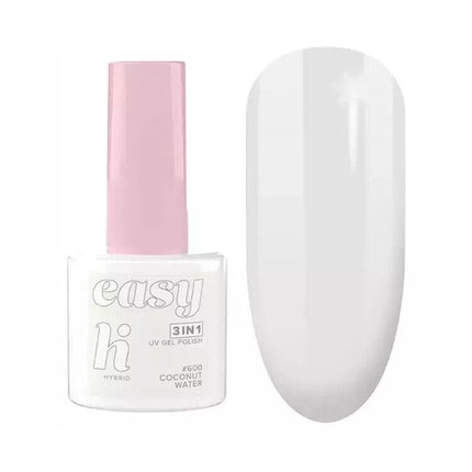 Lac de unghii, Hi Hybrid, Easy 3in1, alb perlat