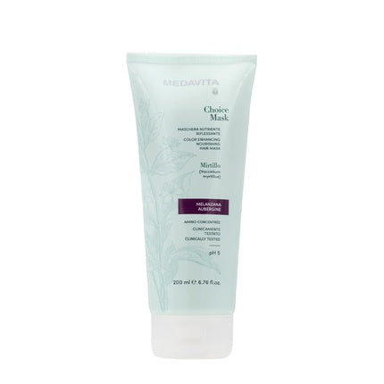 Mască de păr Medavita Choice Color Aubergine, 200ml