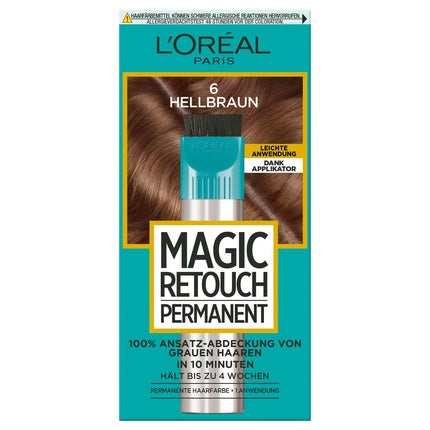 Spray de rădăcină pentru păr, L'Oréal Paris, Magic Retouch Light Brown, 90g