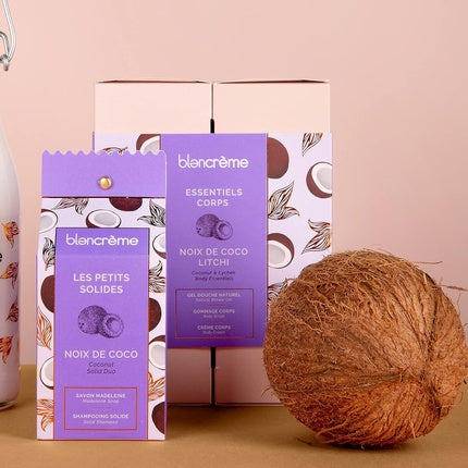 Set Ingrijire Corp Blancreme, Noix de Coco si Litchi, 490g